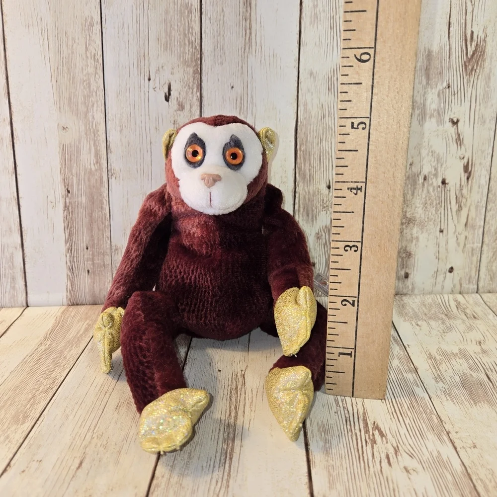 Plush Toy with Sparkly Gold Accents